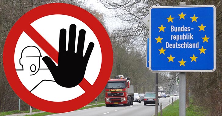 Németország felfüggesztette a schengeni egyezményt